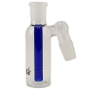 Black Leaf Bong Vorkühler Blau 18.8 Schliff inkl. Diffusor Chillum 1